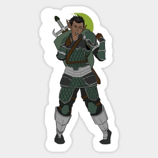 Wood Elf Cleric character Sticker